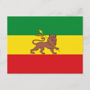 Oude Ethiopische vlag Briefkaart