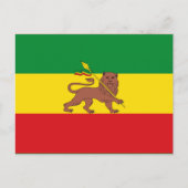Oude Ethiopische vlag Briefkaart (Voorkant)