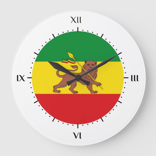 Oude Ethiopische vlag Grote Klok (Voorkant)