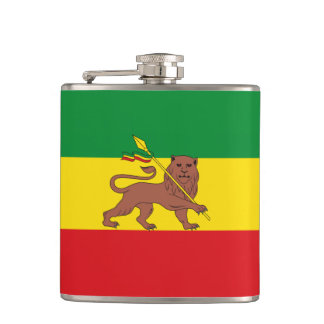 Oude Ethiopische vlag Heupfles