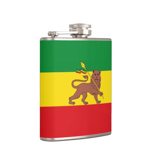 Oude Ethiopische vlag Heupfles (Rechts)