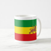 Oude Ethiopische vlag Koffiemok (Voorkant rechts)
