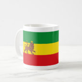 Oude Ethiopische vlag Koffiemok (Voorkant links)