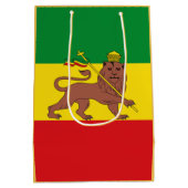 Oude Ethiopische vlag Medium Cadeauzakje (Achterkant)