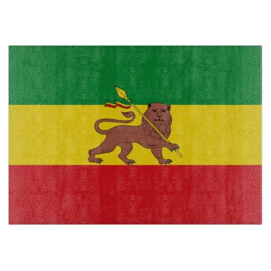 Oude Ethiopische vlag Snijplank (Voorkant)