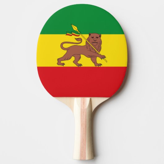 Oude Ethiopische vlag Tafeltennisbatje (Voorkant)