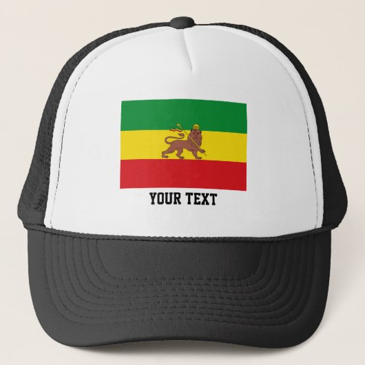 Oude Ethiopische vlag Trucker Pet (Voorkant)