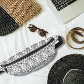 Oude Etnische Olifant Afrikaanse Stam Patroon Heuptasje