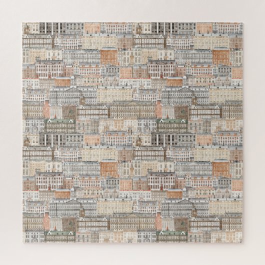 Oude Europese gebouwen Legpuzzel (Verticaal)