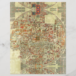 Oude Europese kaart cartografie geografisch antiek