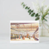 Oude Euston Station in Londen Briefkaart (Staand voorkant)