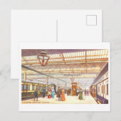 Oude Euston Station in Londen Briefkaart (Voorkant / Achterkant)