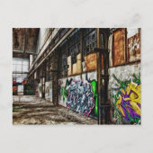 oude fabriek briefkaart (Voorkant)