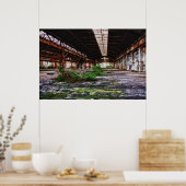 oude fabriek poster (Keuken)