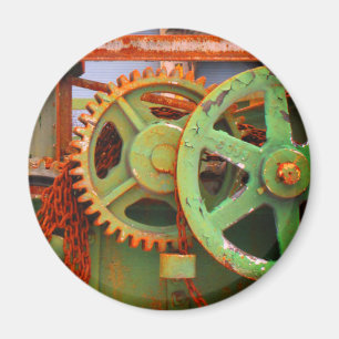 Oude fabrieksmachinerietandwielen Vieux Hull Magneet