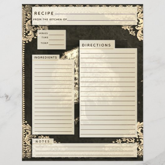 Oude familierecept invoegen (Voorkant)