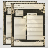 Oude familierecept invoeging (Voorkant / Achterkant)