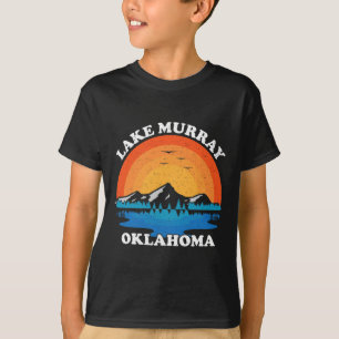 Oude familievakantie Retro Oklahoma Lake Murray T-shirt