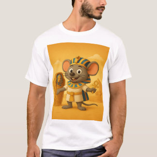 Oude Farao Grafisch T-shirt | Egyptische stijl R