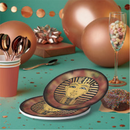 Oude farao koning papieren bordje