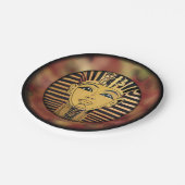 Oude farao koning papieren bordje (Gekanteld)