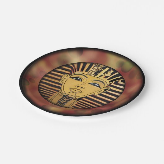 Oude farao koning papieren bordje (Gekanteld)