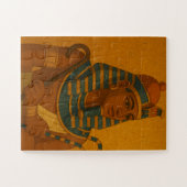 Oude Farao Portret Mystique Puzzel Goud (Horizontaal)