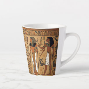 Oude Farao Royalty Egyptische koning esthetisch Latte Mok