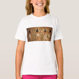Oude Farao Royalty Egyptische koning esthetisch T-shirt