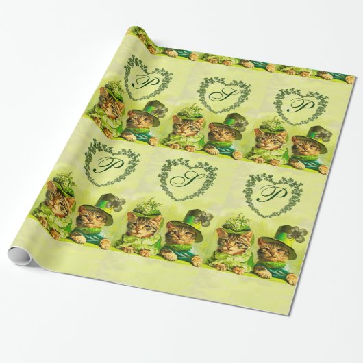 OUDE FASHION ST.PATRICK'S DAGCATEGORIE HARTMONOGRA CADEAUPAPIER (Uitgerold)
