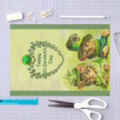 OUDE FASHION ST.PATRICK'S DAGCATEGORIE HARTMONOGRA TISSUEPAPIER (Craft)