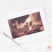 OUDE FASHIOND TOWER RECHTHOEKIGE STICKER (Envelop)