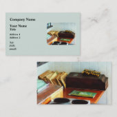 Oude fashioned add machine visitekaartje (Voorkant / Achterkant)