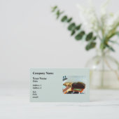 Oude fashioned add machine visitekaartje (Staand voorkant)