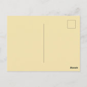 Oude Fashioned Ballerina Ballet schetst  stijl Briefkaart (Achterkant)