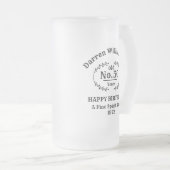 Oude Fashioned Birthday Matglas Bierpul (Voorkant rechts)