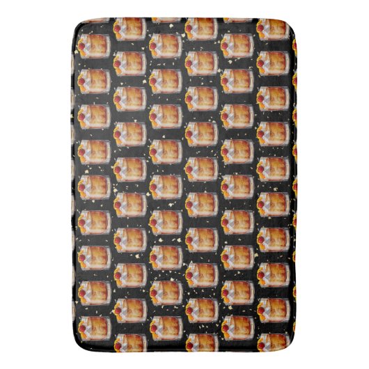 Oude fashioned Cocktail Badmat (Voorkant Verticaal)