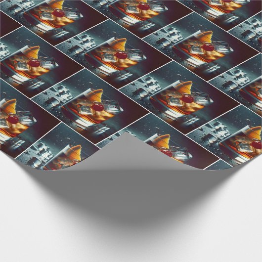 Oude fashioned Cocktail Cadeaupapier (Hoek)