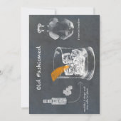 Oude fashioned Cocktail Kaart (Voorkant)