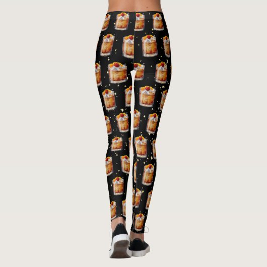 Oude fashioned Cocktail Leggings (Achterkant)