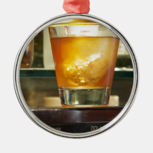 Oude fashioned Cocktail Series Metalen Ornament