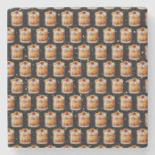 Oude fashioned Cocktail Stenen Onderzetter (Voorkant)