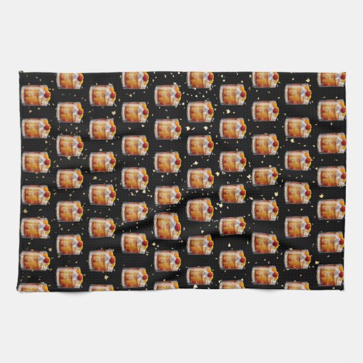 Oude fashioned Cocktail Theedoek (Horizontaal)