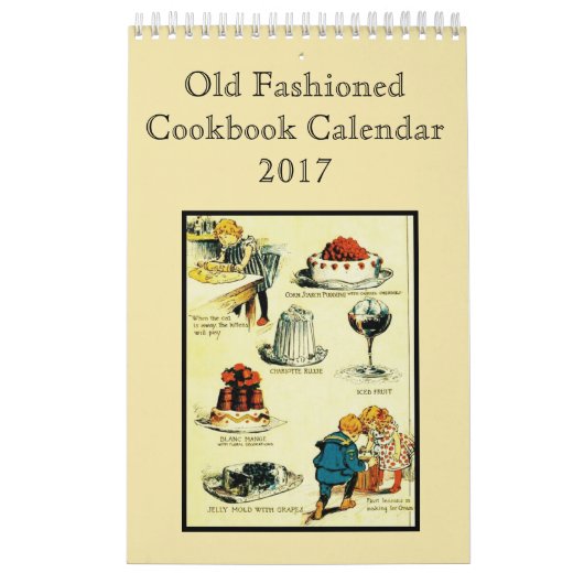 Oude Fashioned Cookbook Kalender (Hoes)