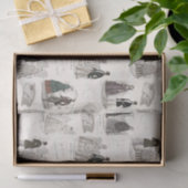 Oude Fashioned Elegance  Franse Mode Tissuepapier (Geschenk)