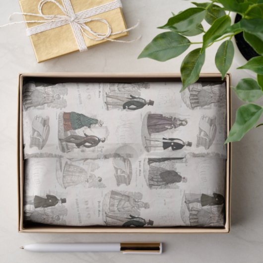 Oude Fashioned Elegance  Franse Mode Tissuepapier