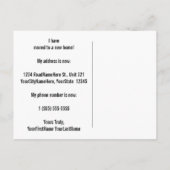 Oude Fashioned en Klassiek Briefkaart New Home (Achterkant)