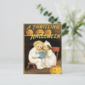 Oude Fashioned Halloween Ghost Story Kinder Briefkaart (Staand voorkant)