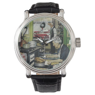 Oude Fashioned  Home Kitchen Kerstmis Horloge