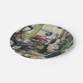 Oude Fashioned Home Kitchen Kerstmis Papieren Bordje (Gekanteld)